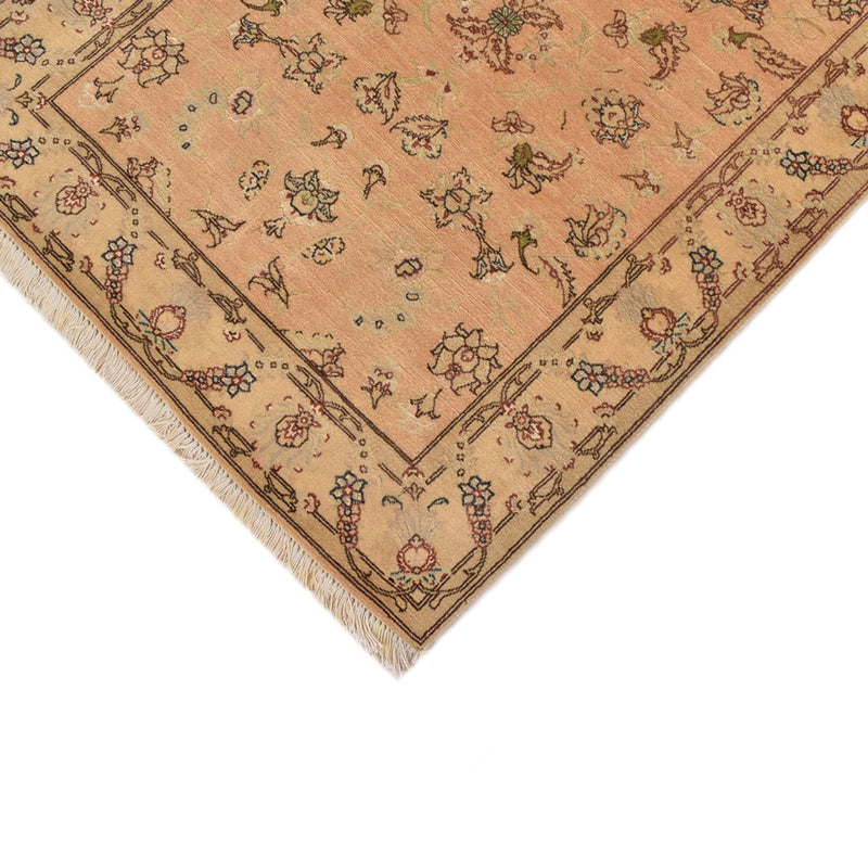 Løber Persisk tæppe - Tabriz - Royal - 376 x 80 cm - guld