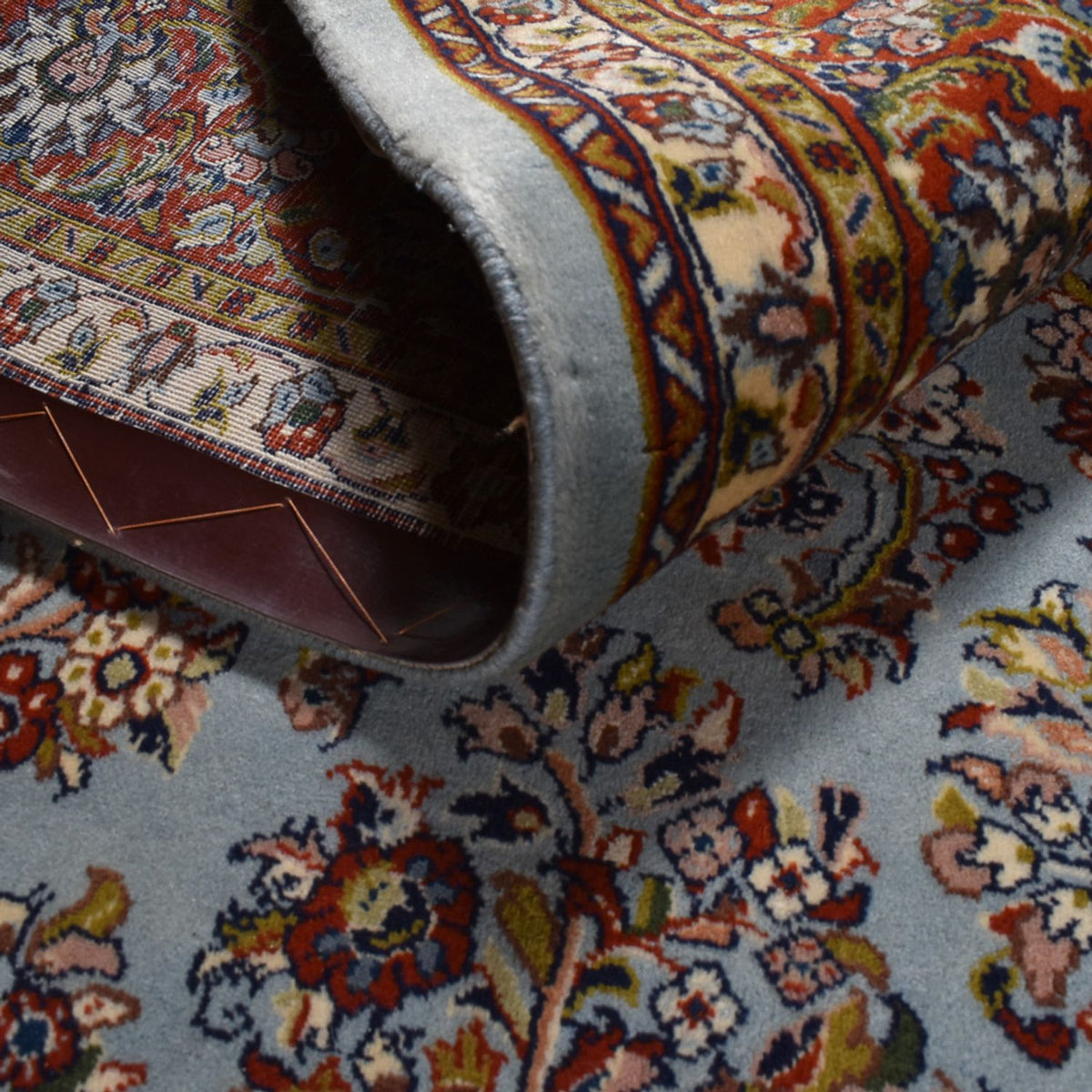 Persisk tæppe - Classic - 300 x 205 cm - lyseblå