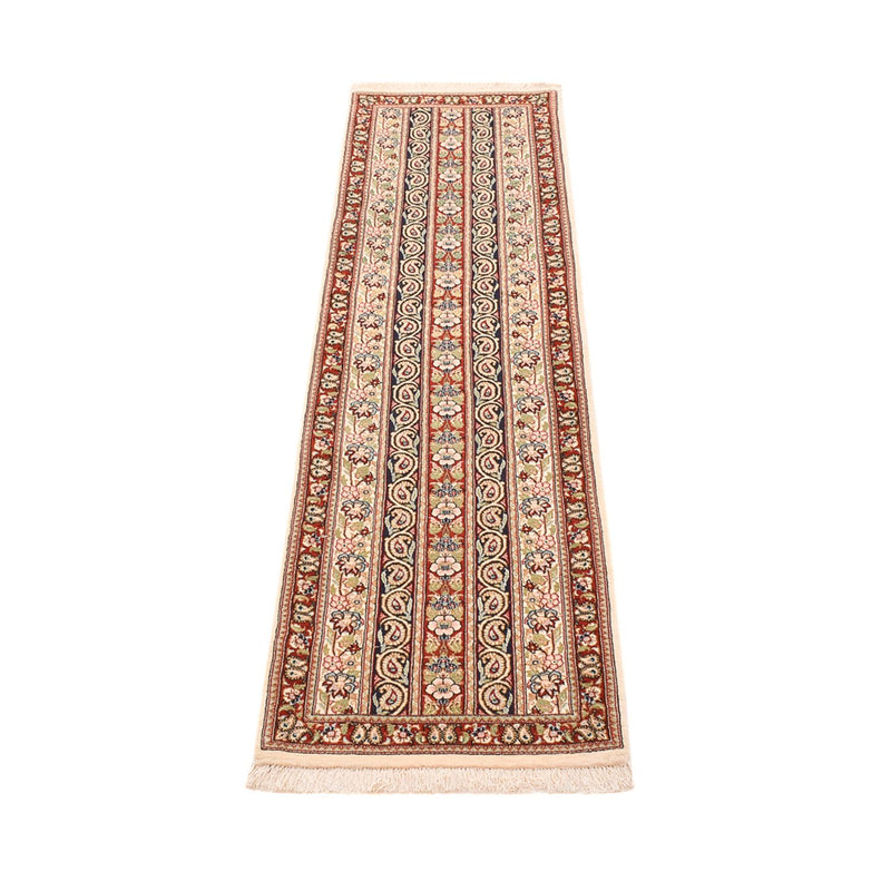 Løber Persisk tæppe - Ghom - Royal - 198 x 52 cm - beige