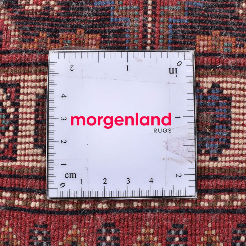 Persisk tæppe - Nomadisk - 253 x 185 cm - lysrød