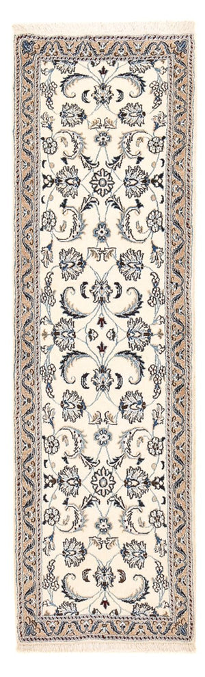 Løber Persisk tæppe - Nain - Royal - 192 x 57 cm - creme