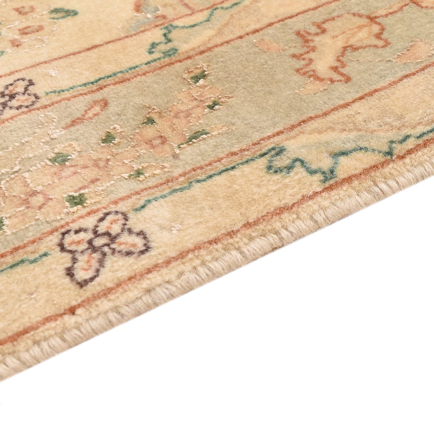 Løber Persisk tæppe - Tabriz - Royal - 205 x 81 cm - beige