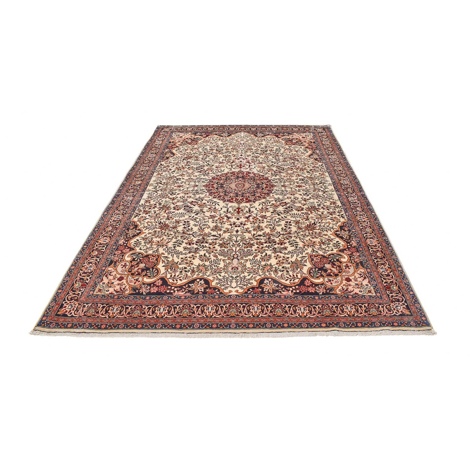 Persisk tæppe - Bijar - 300 x 217 cm - beige