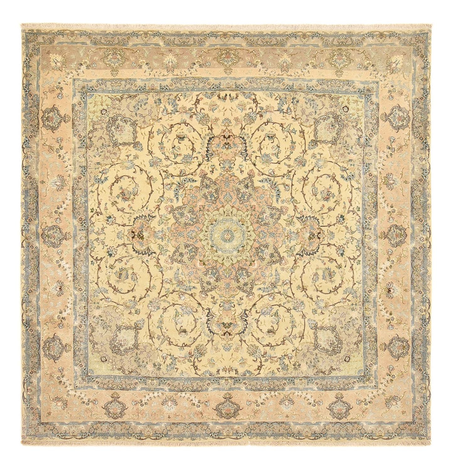 Persisk tæppe - Tabriz - Royal - 267 x 251 cm - sand