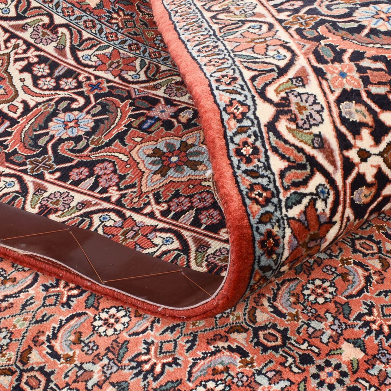 Persisk tæppe - Bijar særlig form  - 398 x 205 cm - rust