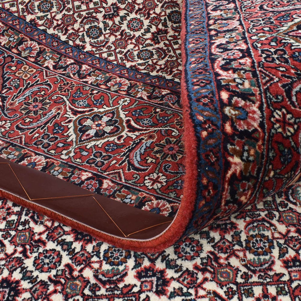 Persisk tæppe - Bijar særlig form  - 395 x 205 cm - rust