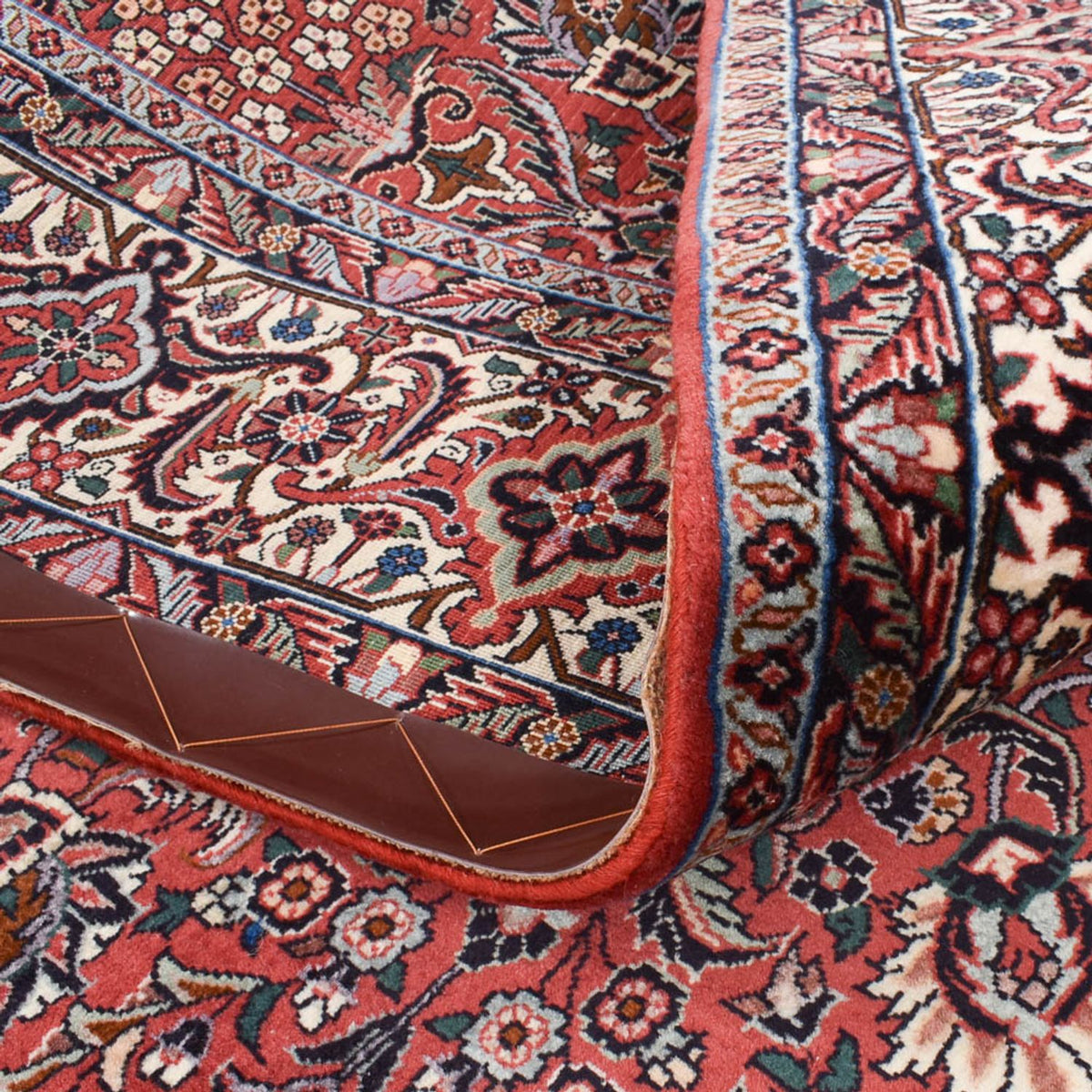 Persisk tæppe - Bijar særlig form  - 394 x 203 cm - rust