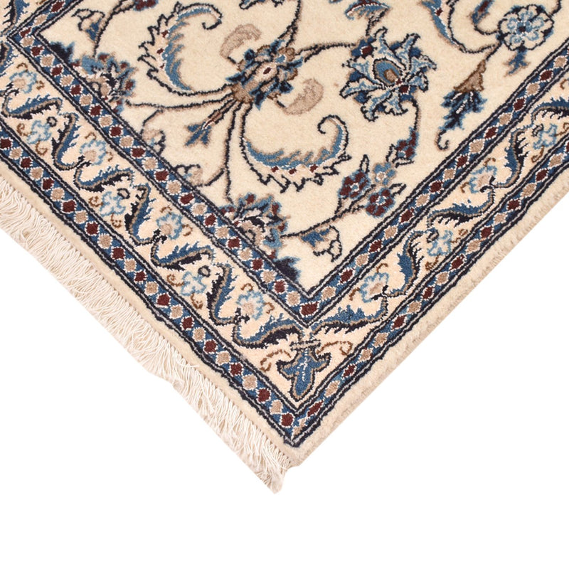 Løber Persisk tæppe - Nain - Royal - 204 x 58 cm - creme