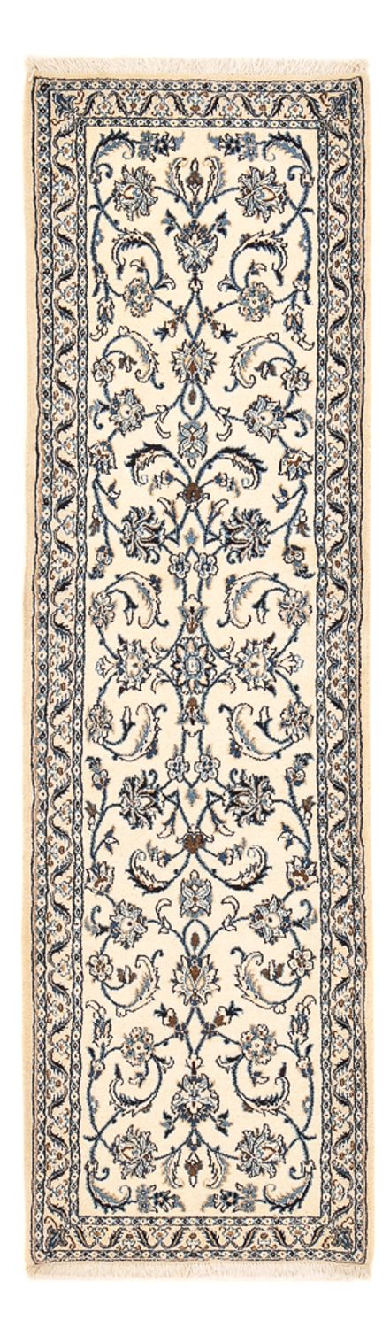 Løber Persisk tæppe - Nain - Royal - 209 x 64 cm - creme