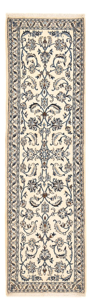 Løber Persisk tæppe - Nain - Royal - 209 x 64 cm - creme