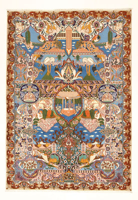 Persisk tæppe - Classic - 294 x 201 cm - flerfarvet