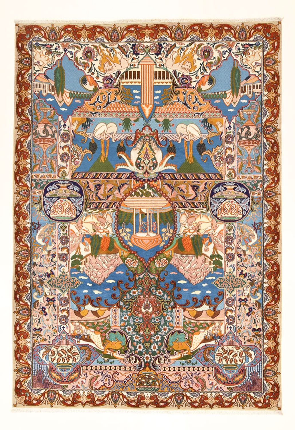 Persisk tæppe - Classic - 294 x 201 cm - flerfarvet