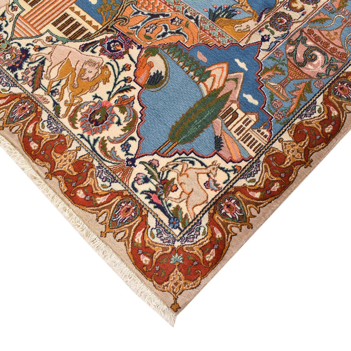 Persisk tæppe - Classic - 294 x 201 cm - flerfarvet