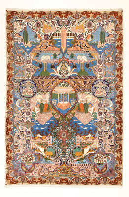 Persisk tæppe - Classic - 302 x 201 cm - flerfarvet