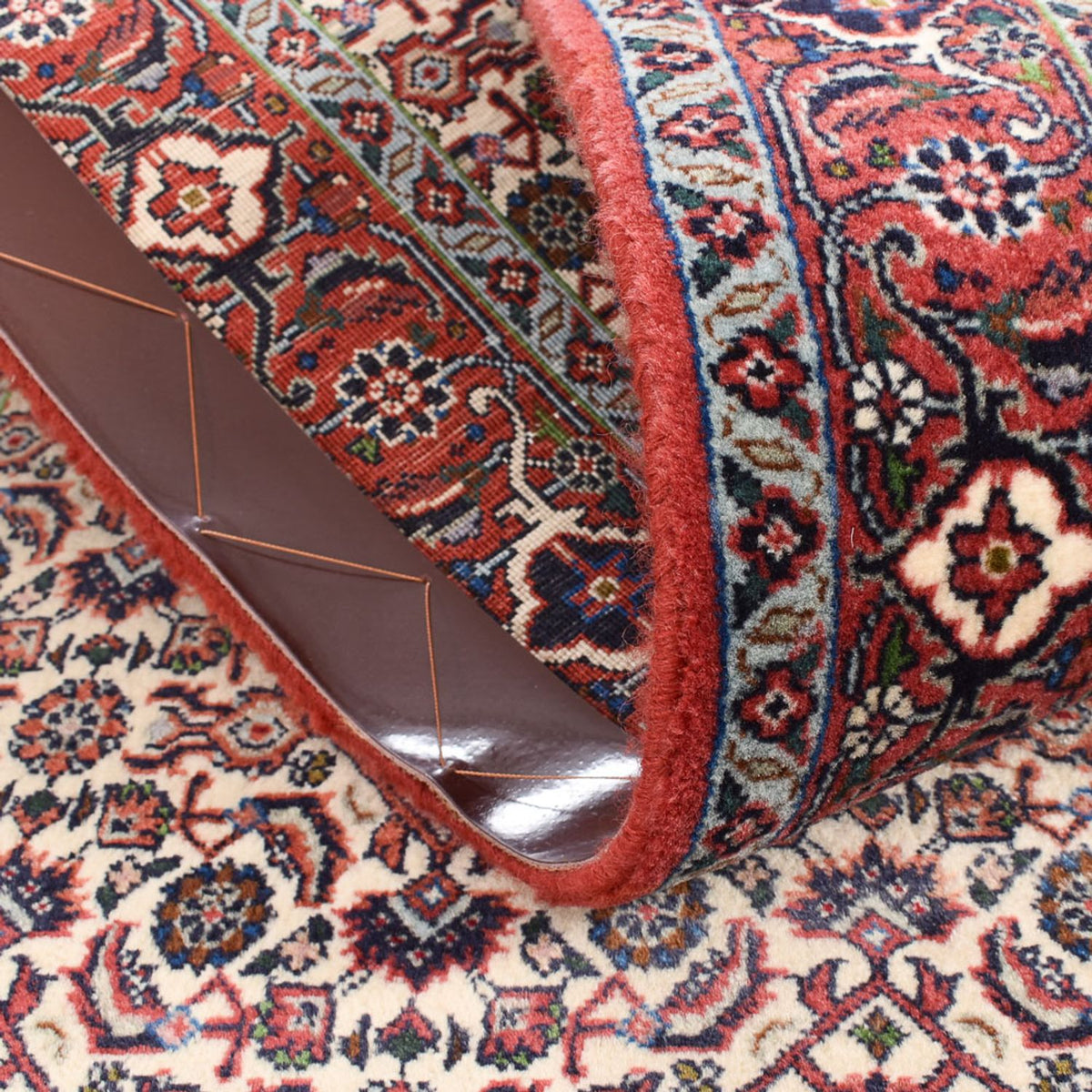 Løber Persisk tæppe - Bijar - 390 x 82 cm - terrakotta