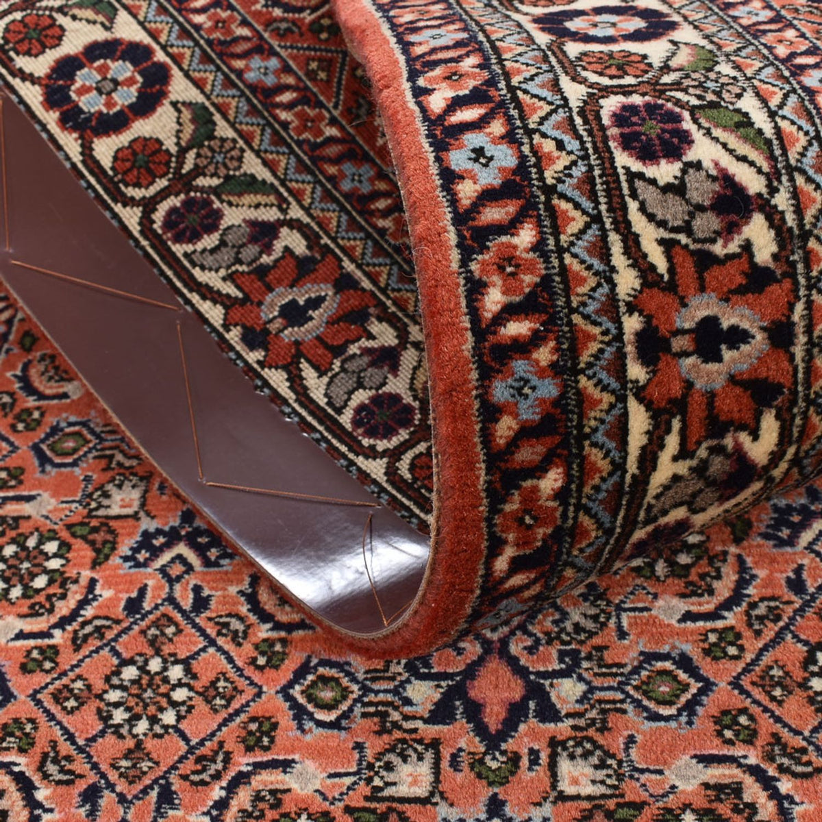 Løber Persisk tæppe - Bijar - 380 x 69 cm - terrakotta