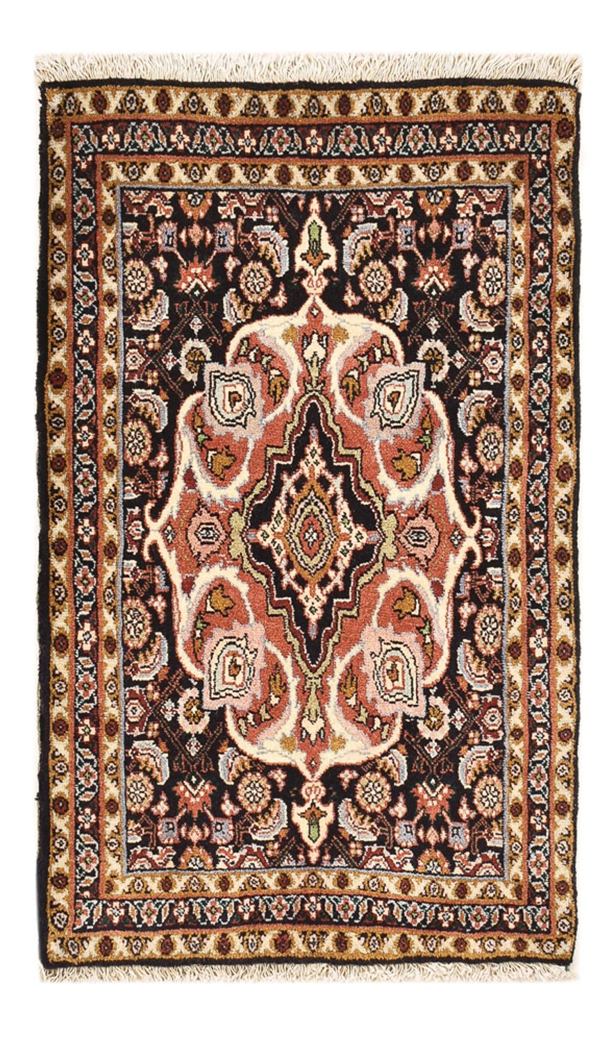 Persisk tæppe - Bijar - 70 x 50 cm - mørk beige