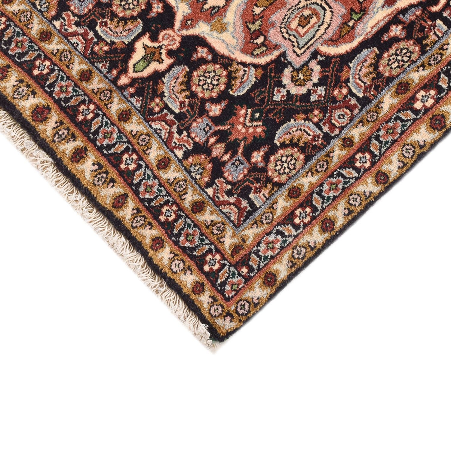 Persisk tæppe - Bijar - 70 x 50 cm - mørk beige