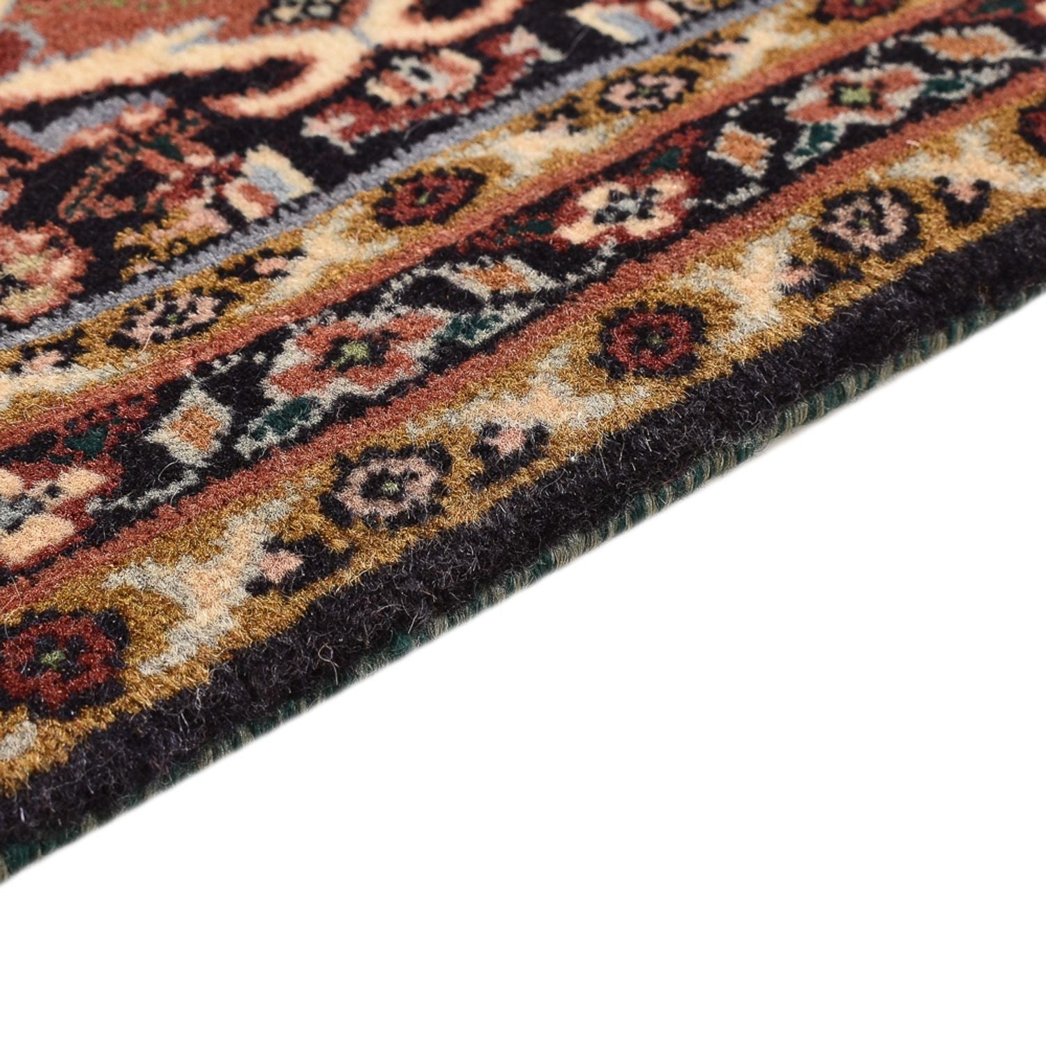 Persisk tæppe - Bijar - 70 x 50 cm - mørk beige