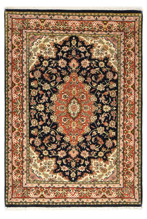 Persisk tæppe - Ghom - Royal - 194 x 137 cm - mørkeblå
