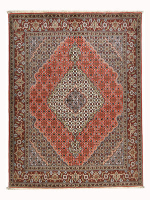 Persisk tæppe - Tabriz - Royal - 205 x 153 cm - flerfarvet