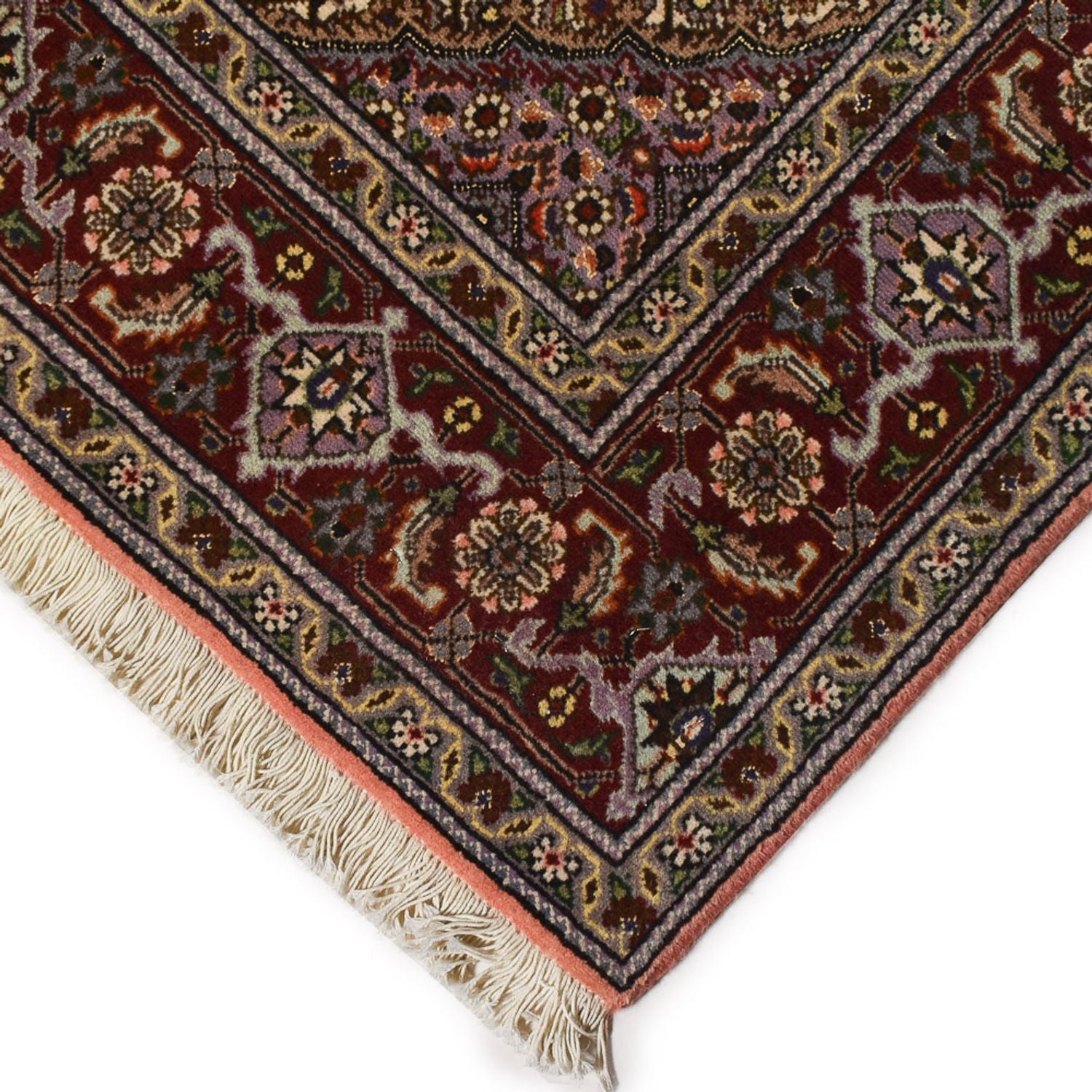 Persisk tæppe - Tabriz - Royal - 202 x 150 cm - lys brun
