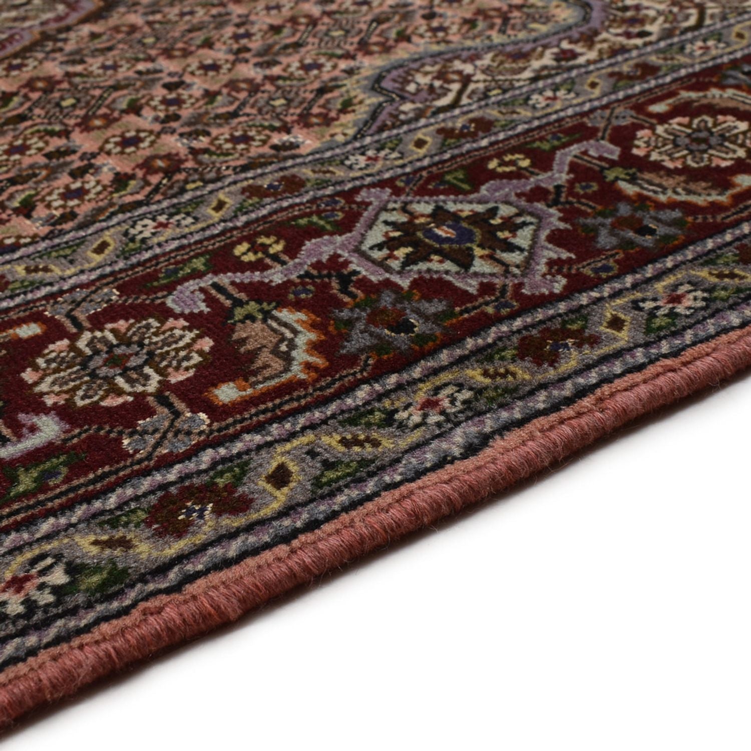 Persisk tæppe - Tabriz - Royal - 202 x 150 cm - lys brun