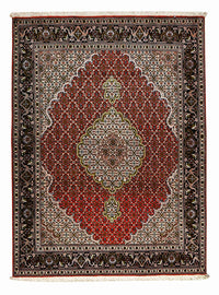 Persisk tæppe - Tabriz - Royal - 200 x 148 cm - rød