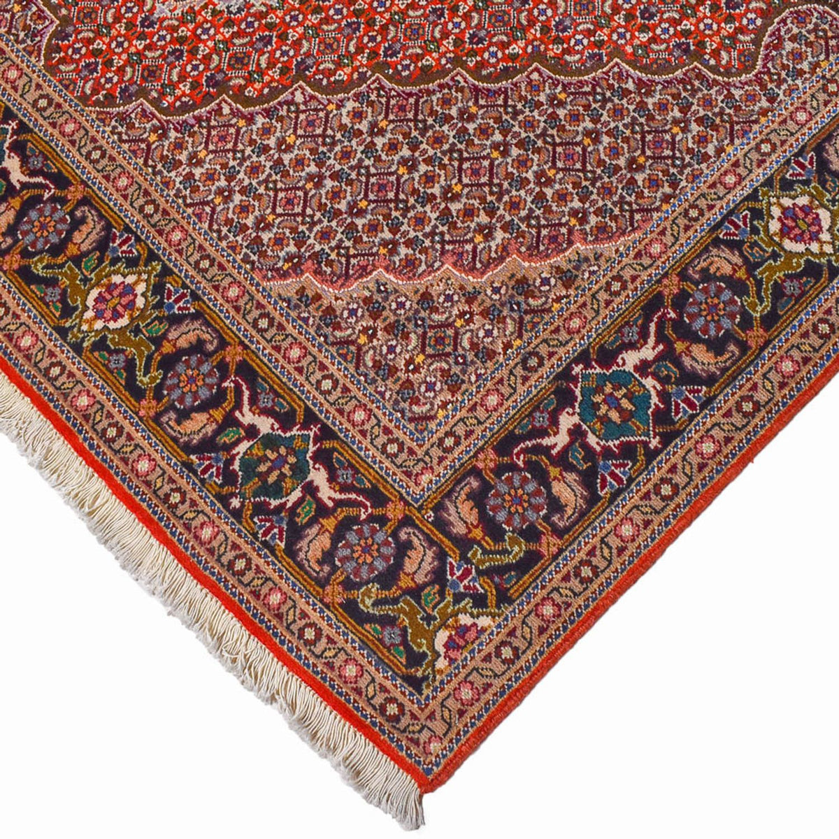 Persisk tæppe - Tabriz - Royal - 200 x 153 cm - rust
