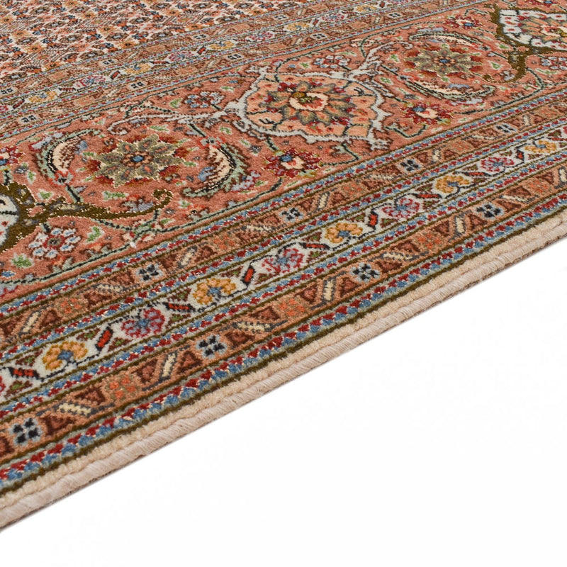 Løber Persisk tæppe - Tabriz - Royal - 407 x 201 cm - lys brun