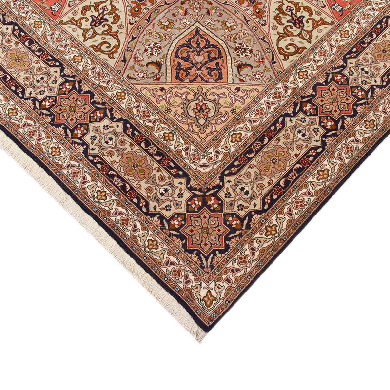 Persisk tæppe - Tabriz - Royal firkantet  - 252 x 248 cm - mørk beige