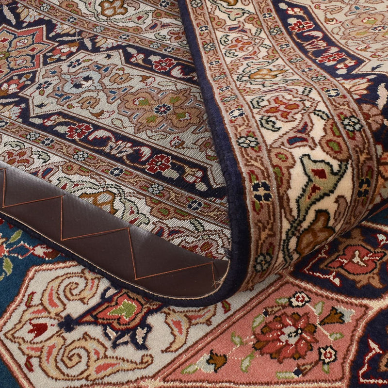 Persisk tæppe - Tabriz - Royal firkantet  - 252 x 248 cm - mørk beige