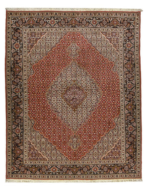 Persisk tæppe - Tabriz - Royal - 204 x 156 cm - rød