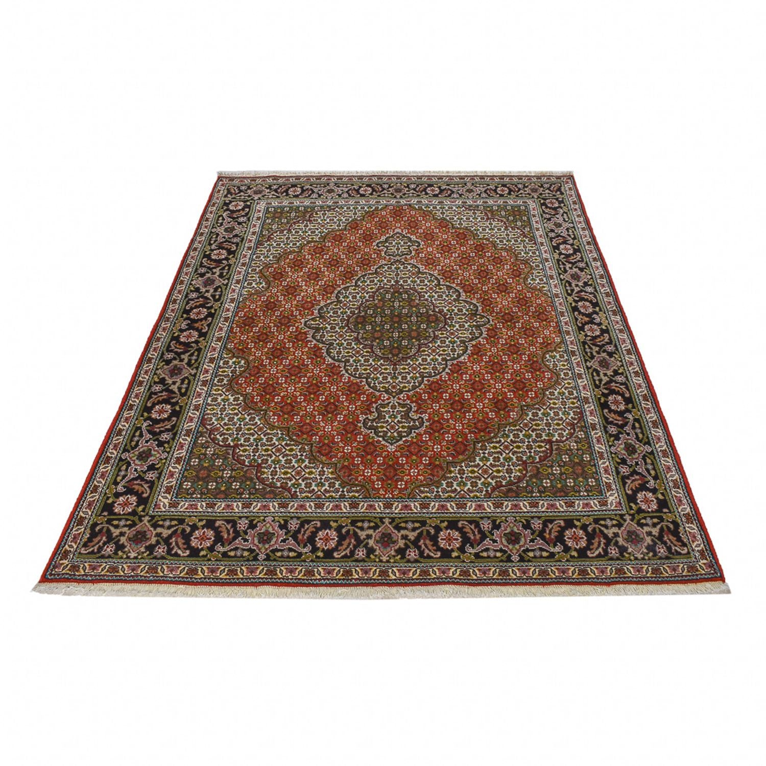 Persisk tæppe - Tabriz - Royal - 205 x 150 cm - rød