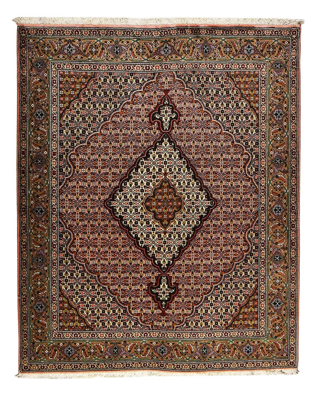 Persisk tæppe - Tabriz - Royal - 190 x 155 cm - lysrød