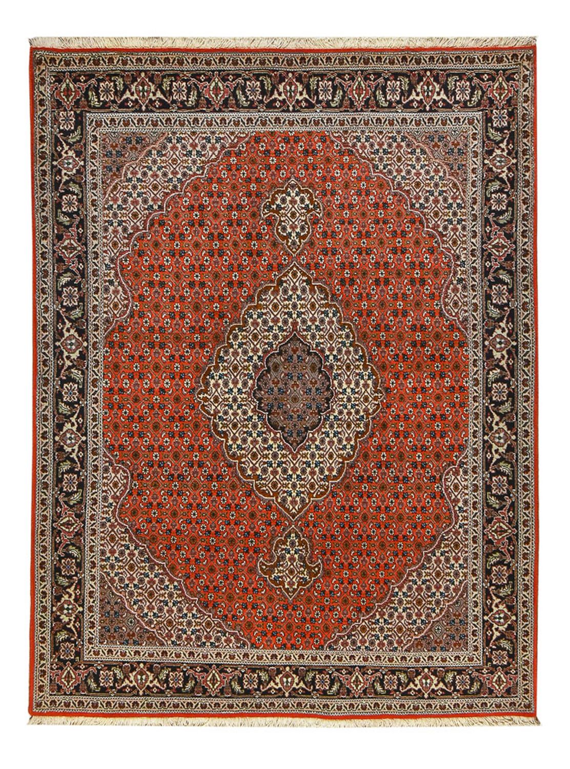 Persisk tæppe - Tabriz - Royal - 205 x 155 cm - rød