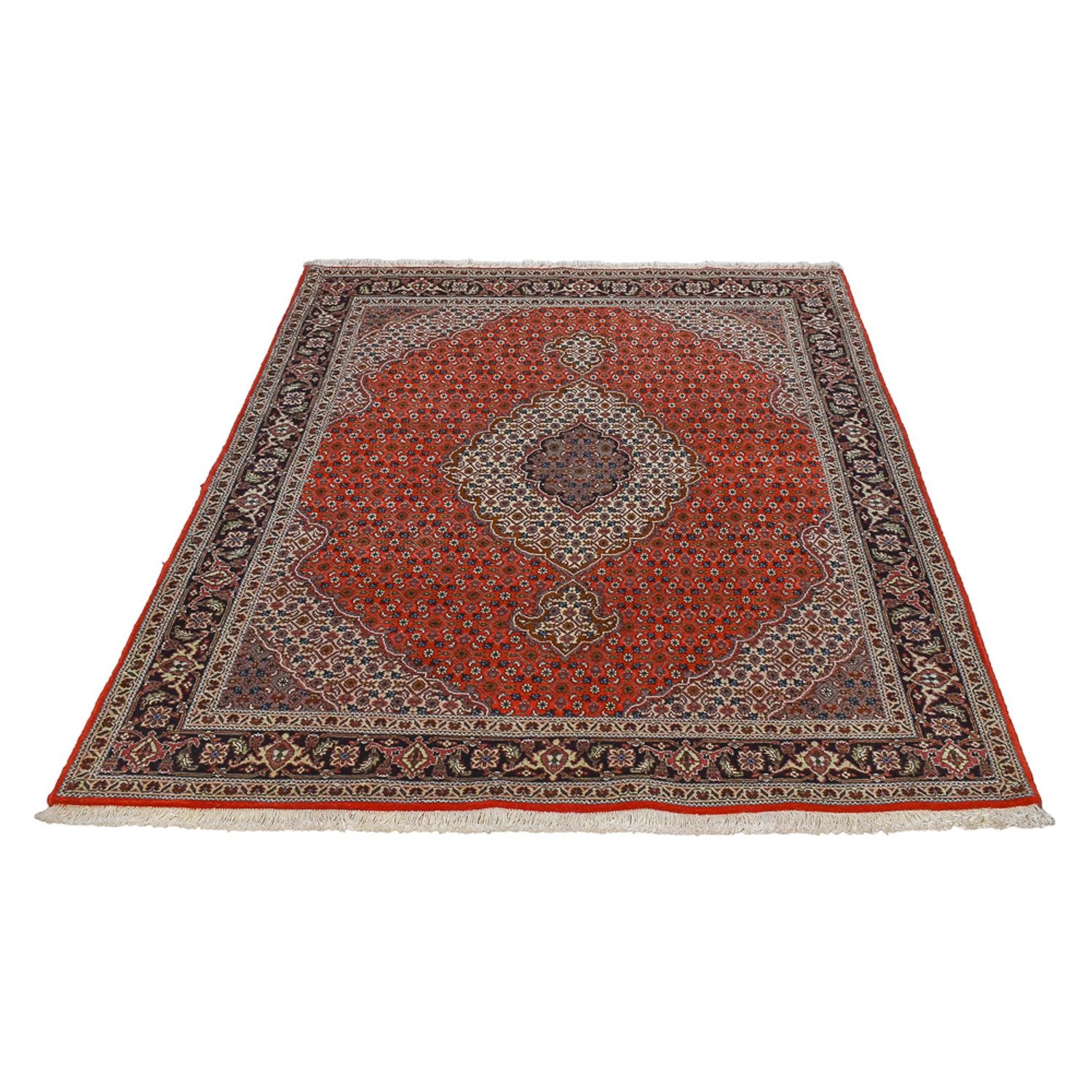 Persisk tæppe - Tabriz - Royal - 205 x 155 cm - rød