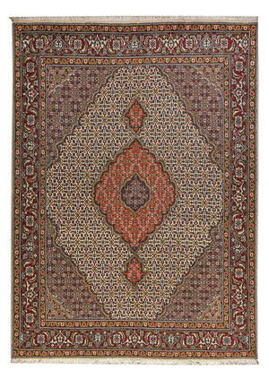 Persisk tæppe - Tabriz - Royal - 210 x 153 cm - sand