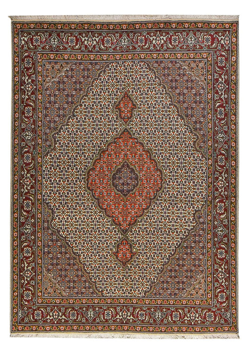 Persisk tæppe - Tabriz - Royal - 210 x 153 cm - sand
