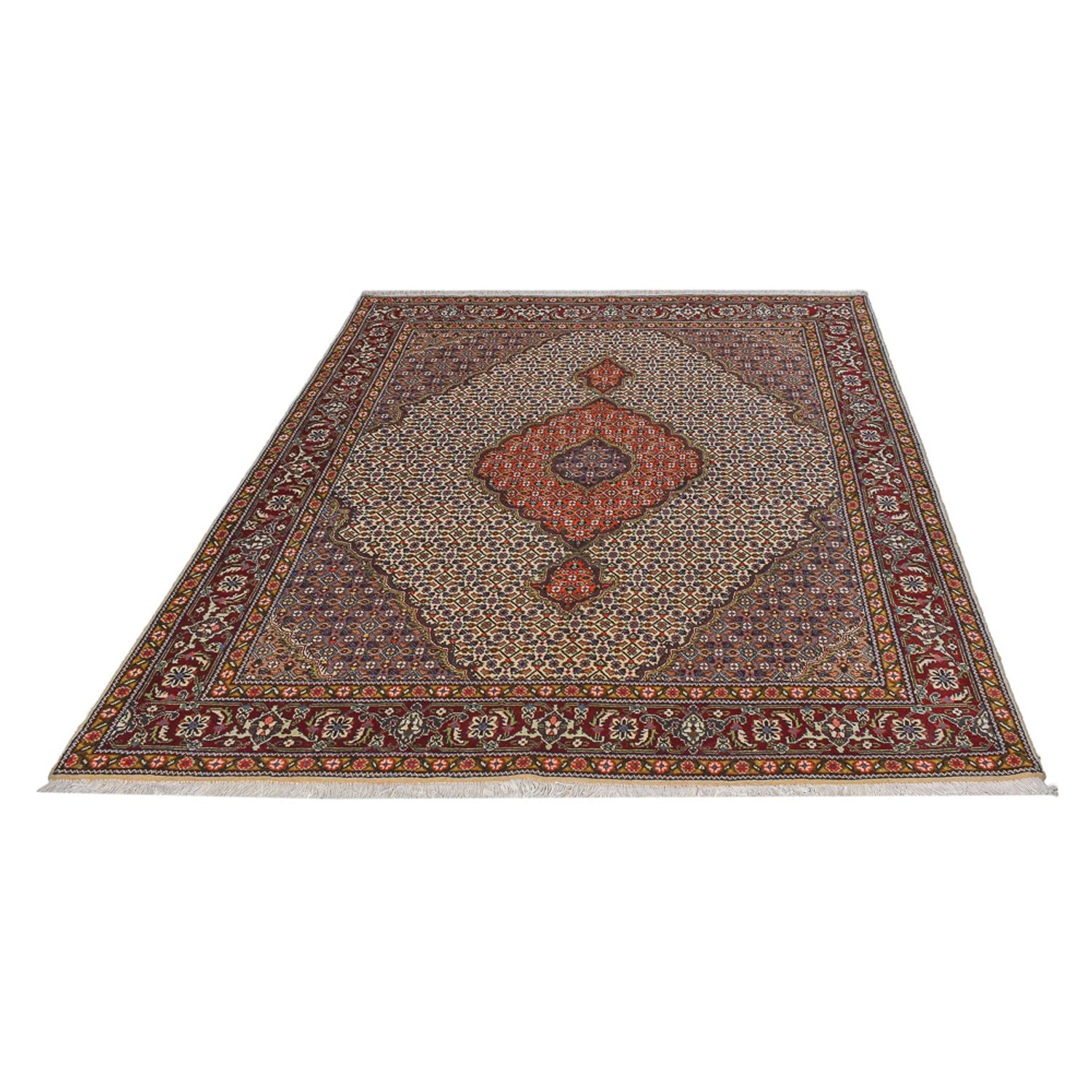 Persisk tæppe - Tabriz - Royal - 210 x 153 cm - sand
