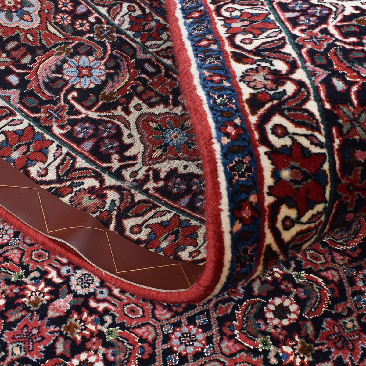 Persisk tæppe - Bijar særlig form  - 390 x 210 cm - rust