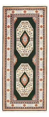 Løber Persisk tæppe - Tabriz - Royal - 182 x 77 cm - mørkeblå