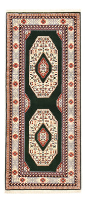 Løber Persisk tæppe - Tabriz - Royal - 182 x 75 cm - mørkeblå