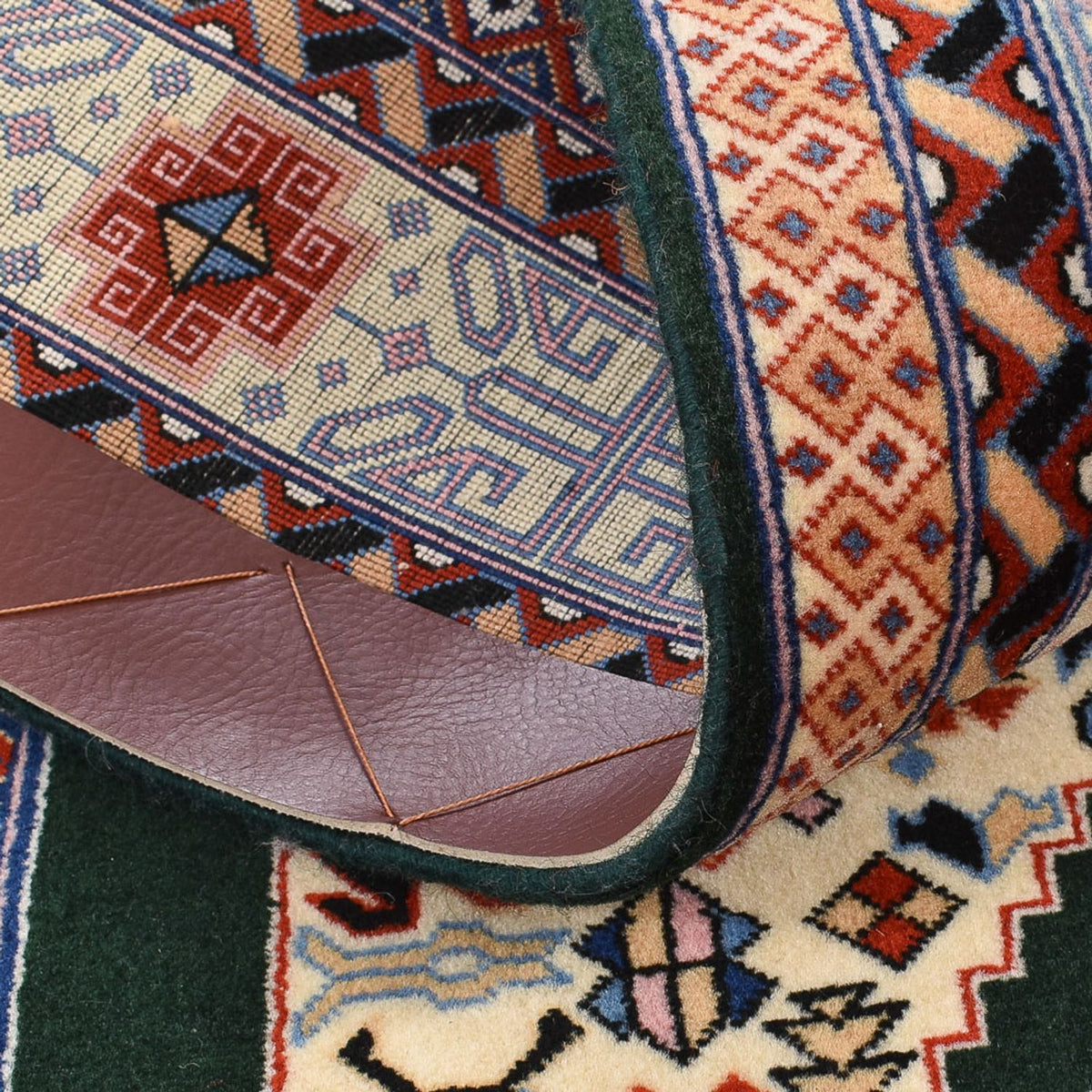 Løber Persisk tæppe - Tabriz - Royal - 182 x 75 cm - mørkeblå