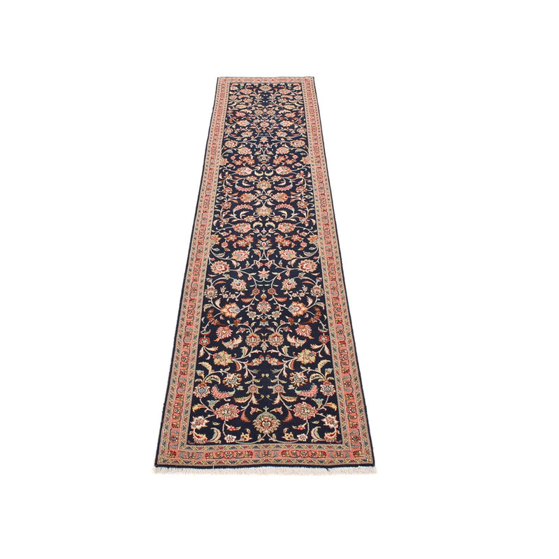 Løber Persisk tæppe - Tabriz - Premium - 300 x 68 cm - mørkeblå