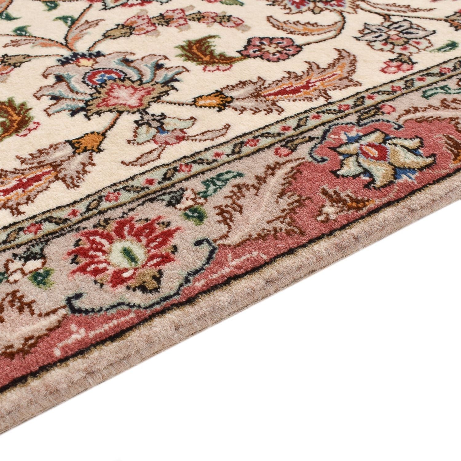 Løber Persisk tæppe - Tabriz - Premium - 297 x 69 cm - karamel