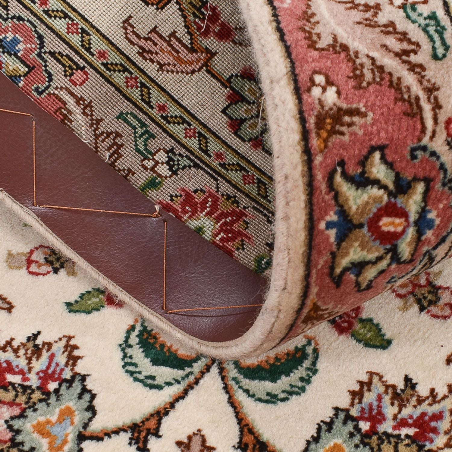 Løber Persisk tæppe - Tabriz - Premium - 297 x 69 cm - karamel