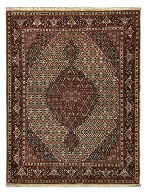 Persisk tæppe - Tabriz - Royal - 203 x 156 cm - lys brun