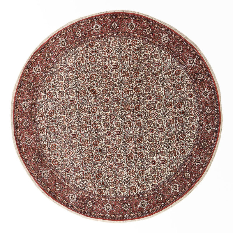 Persisk tæppe - Bijar rundt  - 300 x 300 cm - rust