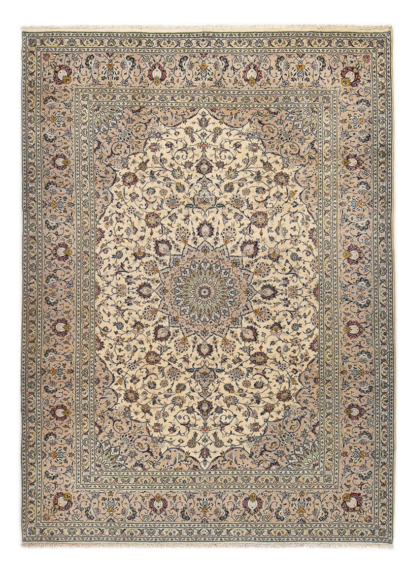 Persisk tæppe - Keshan - Royal - 342 x 247 cm - sand